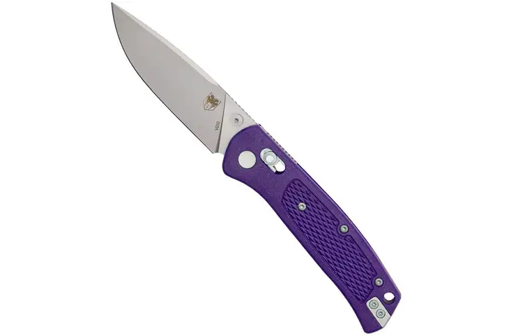 Cobratec Knives Cobratec Edc Scout Bar Lock 3.12" Purple Stainless Steel CTSCTGRVPURBAR w/ Free S&H